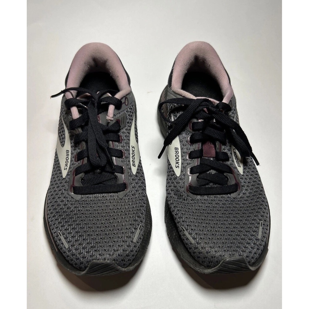 Brooks Adrenaline GTS 22 Shoes Womens Size 6 Gray Pink Running Gym Sneakers